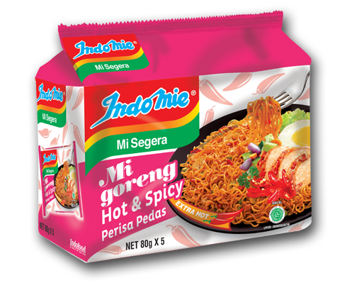 Indomie Mi Goreng Hot &amp; Spicy 5S